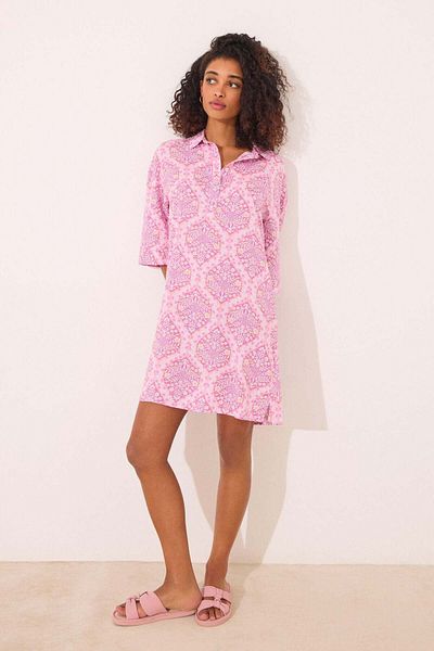 Women'secret Viscose camisole with allover boho print