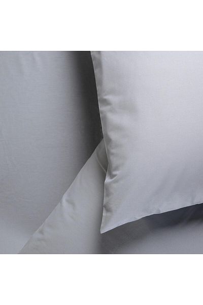 Sarev Gray 200*200 cm 100% Cotton Oversize 2 Piece Fitted Sheet Set with Pillowcases