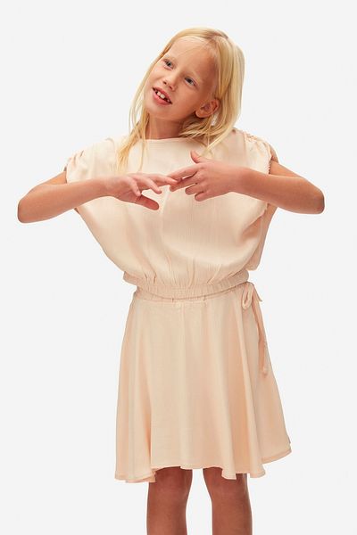 NK 08-14 Years Girl Salmon Mallorca Bluz Skirt Suit - Salmon