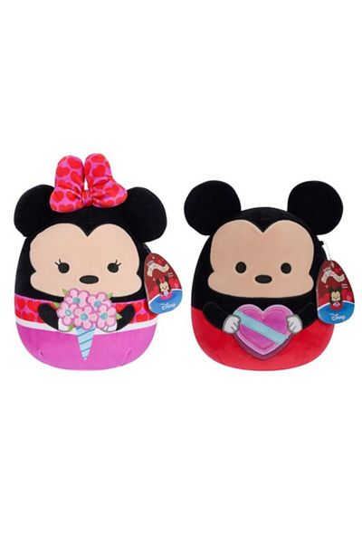 Squishmallows Super Soft Disney Mickey and Minnie Mouse Soft Toy 20 cm