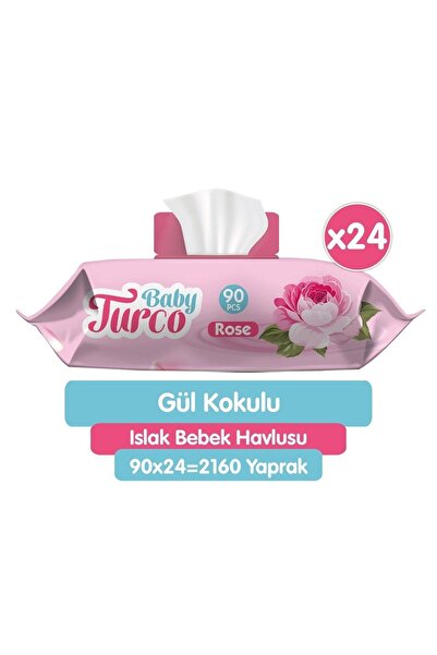 Baby Turco Doğal Alkol Paraben Parfüm Boya Sls Sles Içermeyen Güllü Bebek Hav...