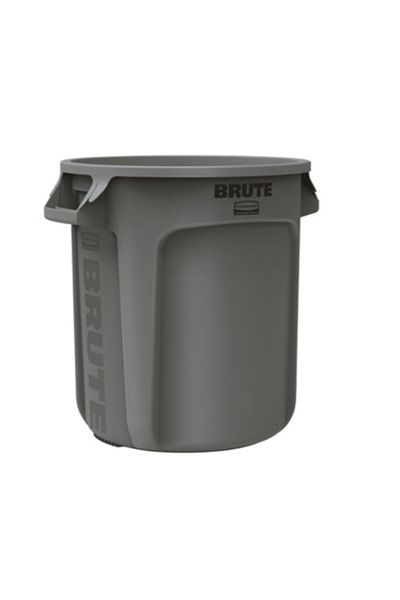 RUBBERMAID سلة المهملات Brute Contour-Grip الواقية من الأشعة فوق البنفسجية ذات 4 قنوات تهوية سعة 10 جالون