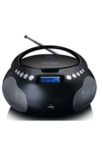 Lenco SCD-331BK - USB ve Bluetooth® özellikli taşınabilir radyo/CD/MP3 çalar ...