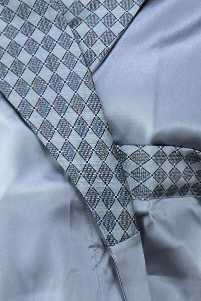 Oppland Чоловічий елегантний класичний халат Salerno з кишенями та поясом на талії