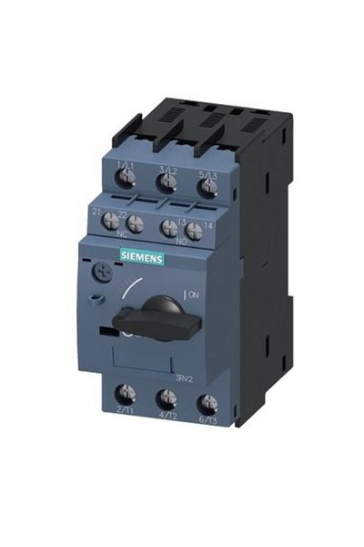 Siemens 3Rv2011-1Ha10 Sirius 3Rv2 Engine Protection Switch with Thermal and Short Circuit Protection 5 5-8A 100Ka Size S00
