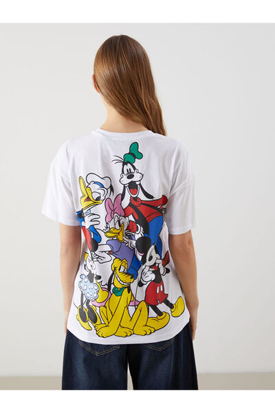 LC Waikiki White Printed Women's T-Shirt