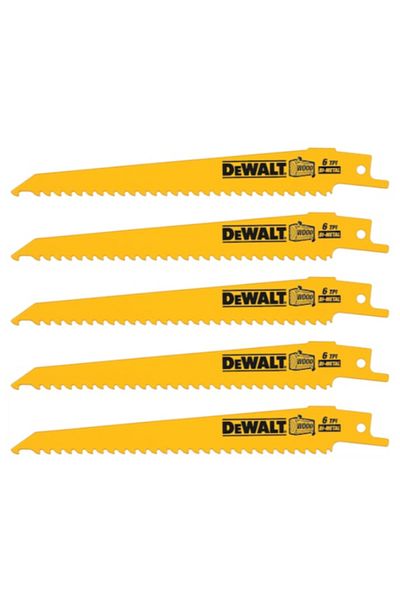 Dewalt 5-Piece Reciprocating General Purpose Blade 152 mm
