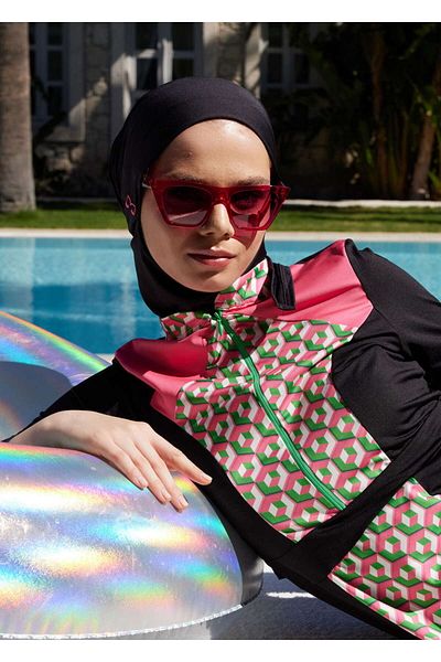 Mayovera Hijab Swimsuit Top - Pink Fit