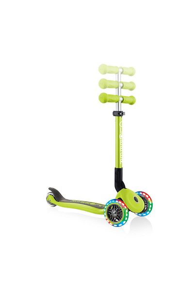Globber Globber Junior foldable scooter with lights, green color