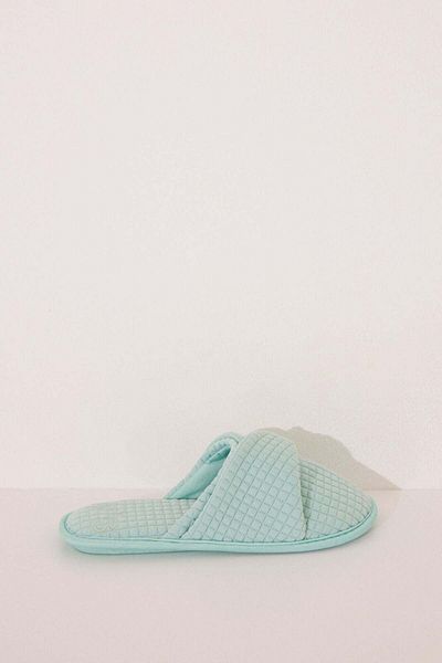 Women'secret Blue padded slippers