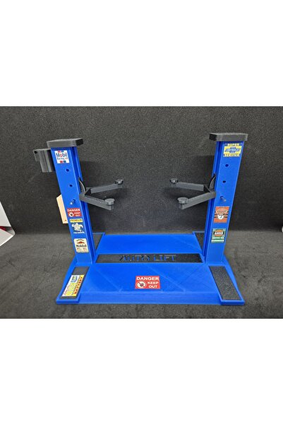 İLKA HOBİ 1:18 Ölçek Diecast Diorama Garaj Lifti