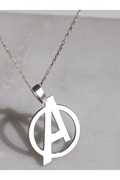Reorah Collection Avengers Marvel Amblem 925 Gümüş Kolye