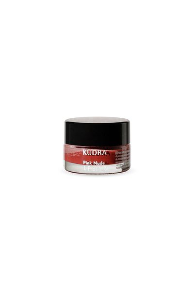 Kudra Natural Pink Nude Colored Lip Balm with Protective and Repairing Care Effect 8 ml