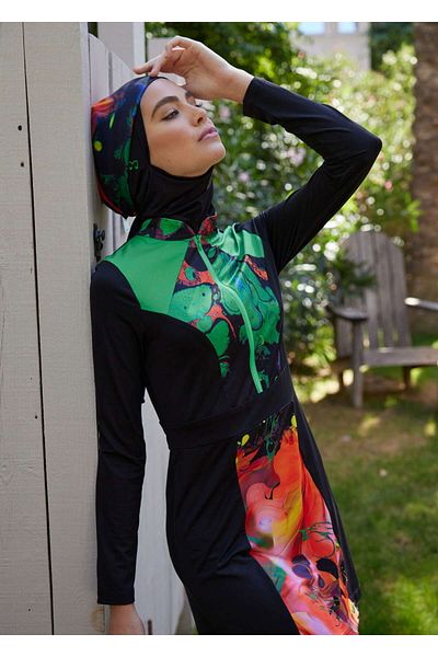 Mayovera Hijab Swimsuit Top - Green Fit