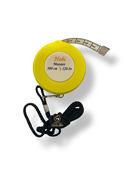 Simline Tape Measure Auto Yellow 300Cm/120In