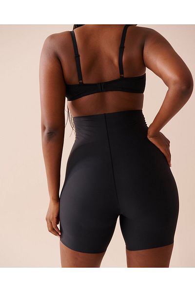 MİSTİRİK Porfy Model 3 - Corset biker negru tăiat cu laser cu efect de 3 zone și picioare