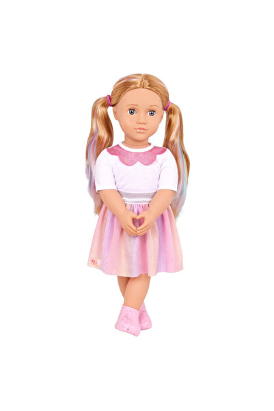 Our Generation دمية كورالين العصرية والممتعة مرتدية زي الآيس كريم مقاس 18 بوصة