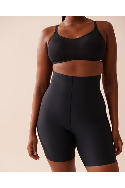 MİSTİRİK Porfy Model 3 - Corset biker negru tăiat cu laser cu efect de 3 zone și picioare