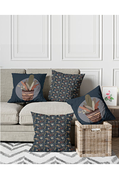 menesahome Бохо-стиль, рослинні та етнічні візерунки, декоративний цифровий п...