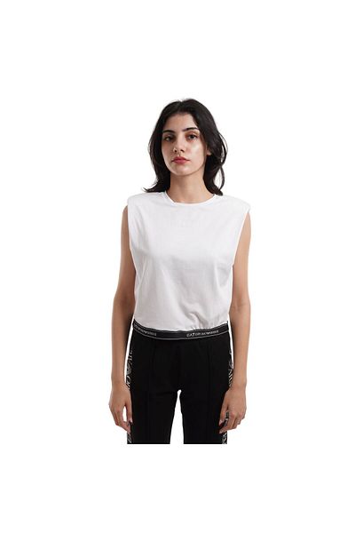 EA7 Emporio Armani Tricou EMPORIO ARMANI EA7 pentru femei TRAIN LOGO SERIES W BOXY TEE SS TAPE - 3DTT22TJ6SZ01100