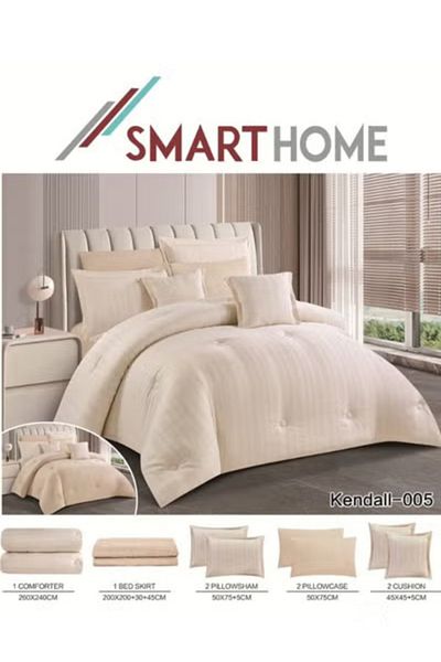 smart home two-sided comforter set, two-sided mattress, consisting of 8 pieces, 8-piece comforter