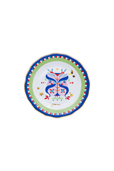 Baci Milano Zodiac Vibe Pasta Tabağı İkizler Burcu 16 cm