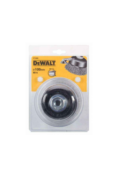 Dewalt فرشاة كأس سلكية مجعدة M14 مقاس 100 مم