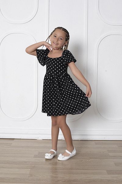 Neslice in İstanbul Neslice in Istanbul Girl's White Polka Dot Dress