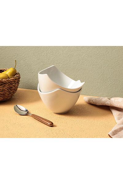 Porland Lotus White 2 Li Bowl 16cm 04A+P 022360