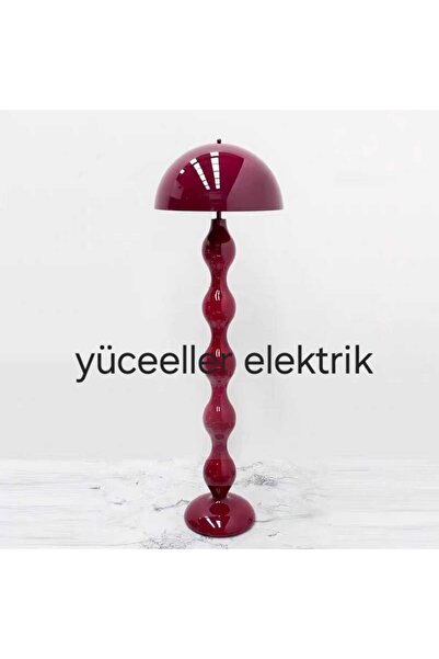 Genel Markalar Modern Dekortaif Lambader Bordo