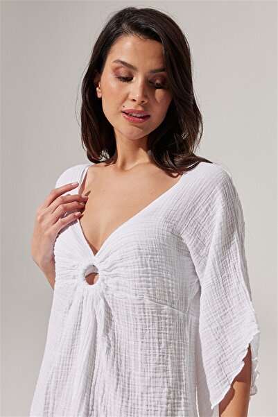 White By Nature Ringed Mini Dress