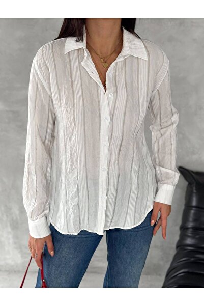 Noa Noa Cămașă cu dungi în relief