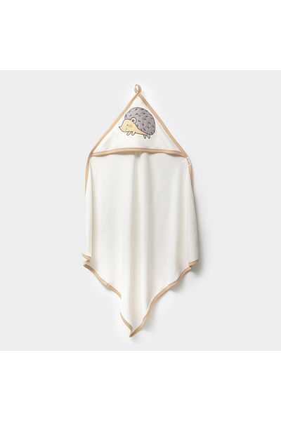 Moi Noi 90X86 cm Hedgehog Embroidered Towel Mnb9068