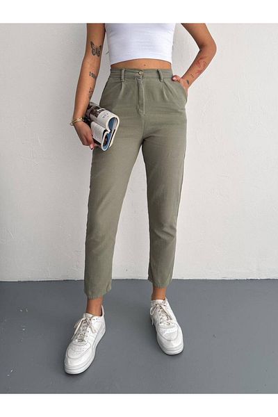 Noa Noa Pantaloni de in, cu un singur nasture