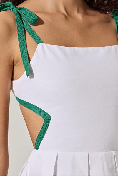 White By Nature Ribbon Detail Dress