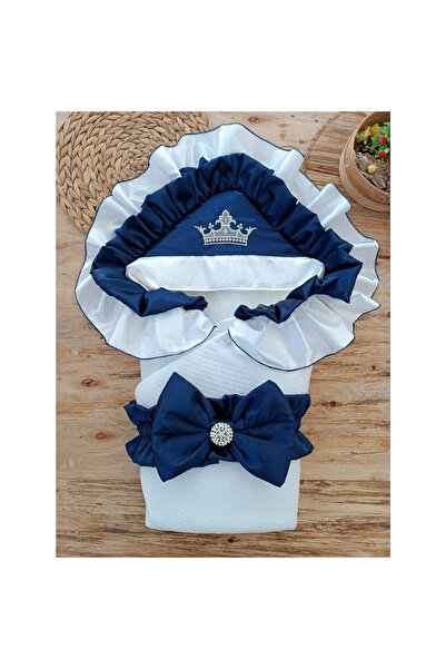 Narnuga Mi̇rayli̇fe Newborn Moonlight Luxury Butterfly Crown Embroidered Baby...