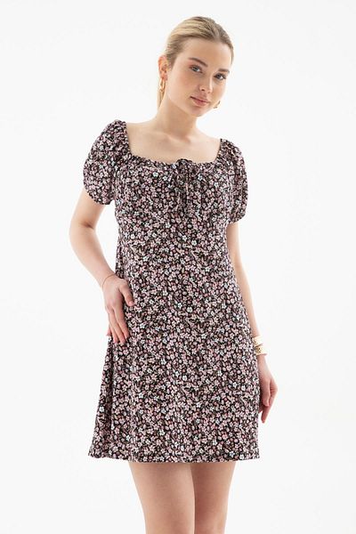 Fashion Friends Lilac Short Sleeve Dress