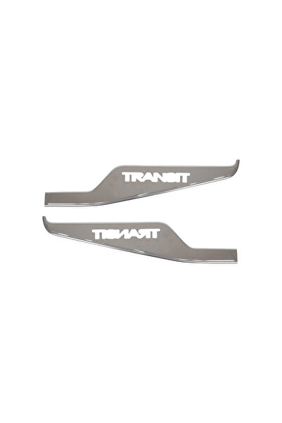 BRSPLAST Ford Transit Uyumlu 2003-2013 Krom Cam Çıtası (Yazılı Model) 2 Parça...