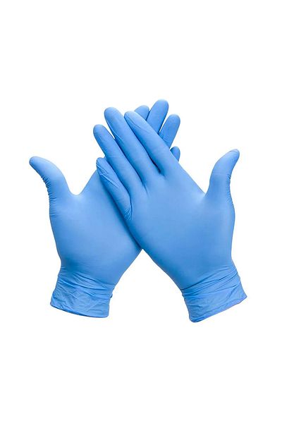 Dolphin Blue Nitrile Gloves Powder Free (s) 20 Pk X 100 Pieces (box)
