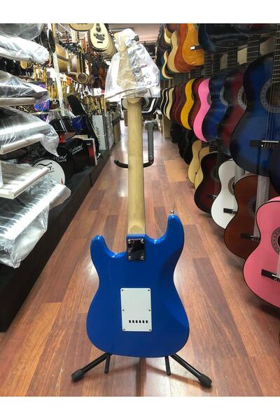 Sanchez Elektro Gitar 3 Single Strat Kasa (Mavi)