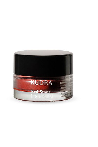 Kudra Natural Redstone Colored Lip Balm with Protective and Repairing Care Effect 8 ml