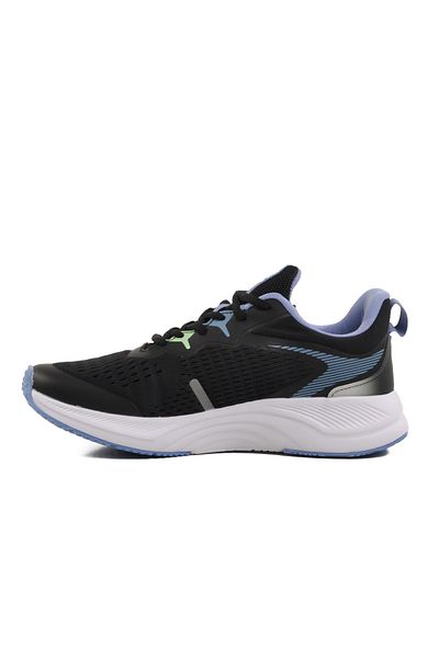 WALKWAY Black Memory Foam Unisex Sports Shoes