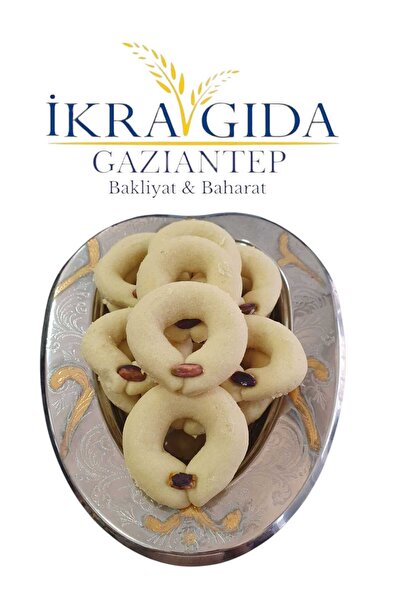 İKRA GIDA GAZİANTEP Antep Beyaz Kurabiyelik Malzeme (1 kg özel un, 0,5 kg pud...