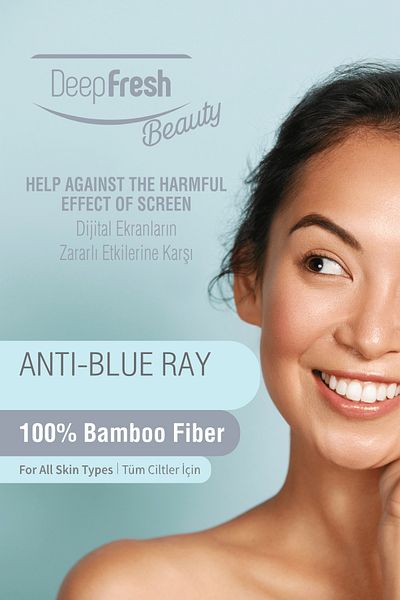 Deep Fresh Digital Anti-Aging Paper Mask 8 Pieces |   Zinc Oxide |   Anti Blue Light