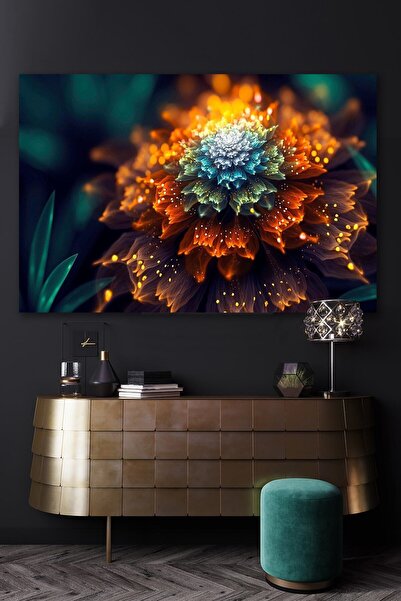 Hediyeler Kapında Lighting Kanvas Duvar Tablo 50x70