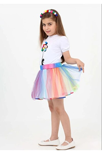 Nacar Kız Çocuk Ikili Takımı 23 Nisan Gösteri Kıyafeti