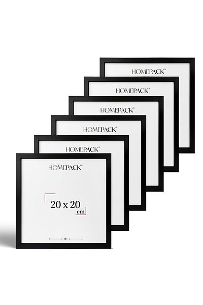 HOMEPACK Six-Piece Wooden Frame with Mdf Legs Ahsap6Li20X20