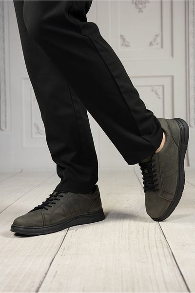 DAXİS Sportwear Company Δερμάτινα ανδρικά παπούτσια με κορδόνια
