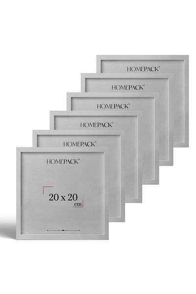 HOMEPACK Cadru din lemn cu șase picioare din mdf AHSAP6LI20X20
