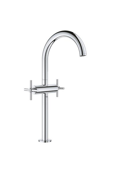 Grohe Baterie lavoar Grohe Atrio 21044003, 3/8 inch, marimea XL, dubla comanda, pivotanta, Crom